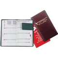 Carrera Week at a Glance Pocket Planner w/ Maps & Page Reminder